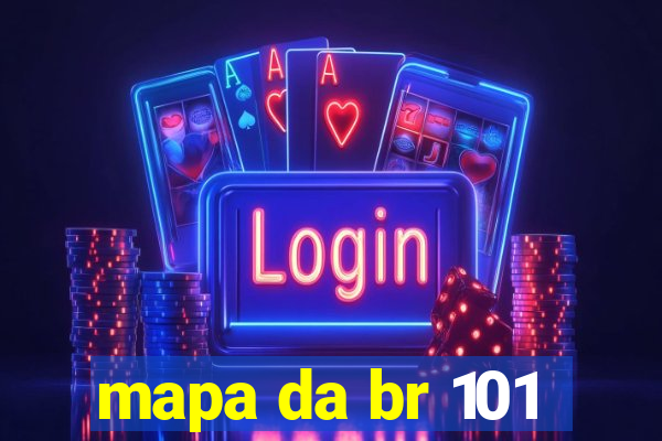 mapa da br 101